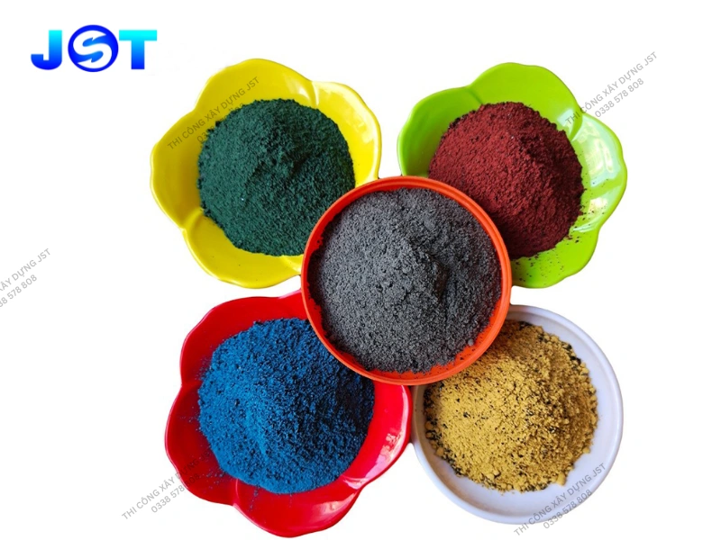 quy trình nhuộm màu bê tông đúng chuẩn