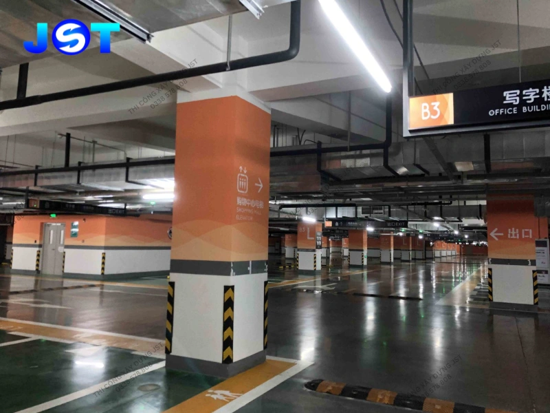 ưu điểm của thi công nhuộm màu sàn bê tông